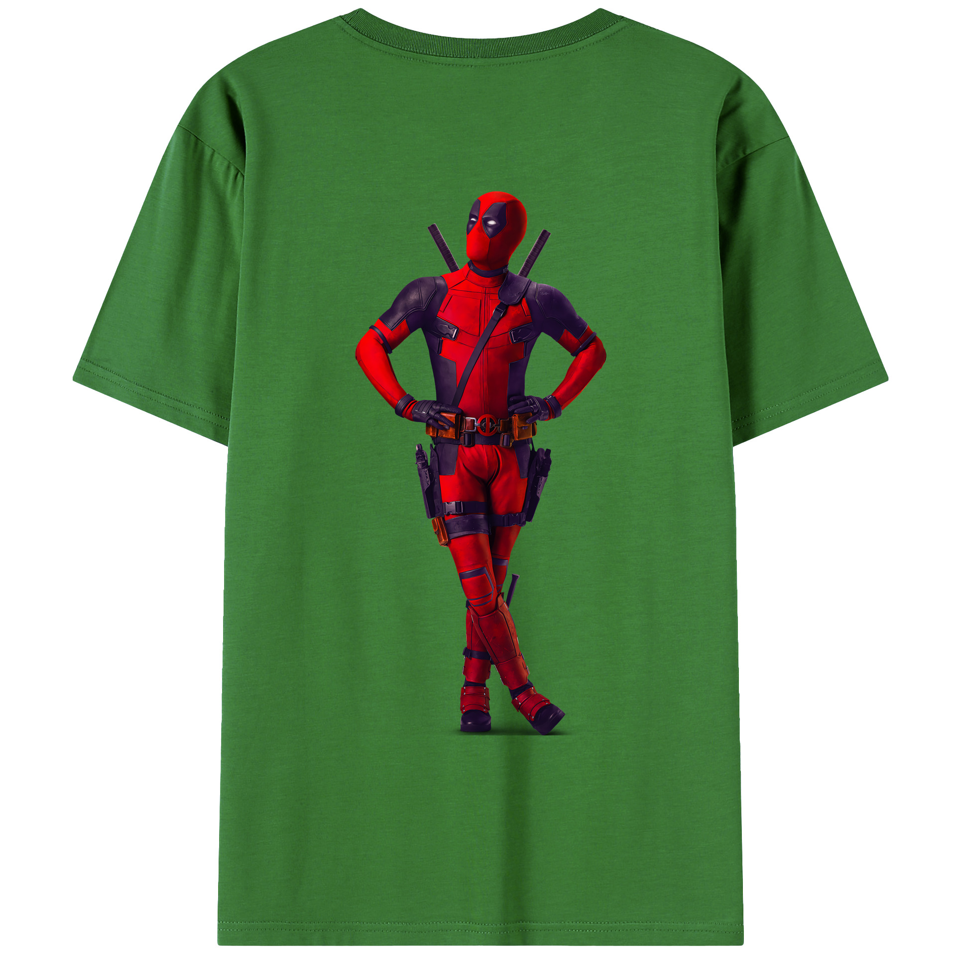 （画像用） Deadpool デッドプール レディース半袖Tシャツ(バックプリント)